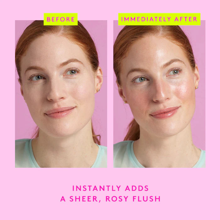 Drunk Elephant Rosi Glow Drops Vitamin F Liquid Blush - Hydrating Cheek Tint for Natural Flush | Perfect for Daily Makeup & No-Makeup Looks