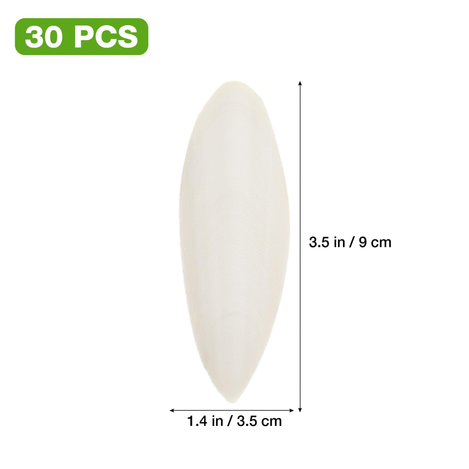 EXCEART 30pcs Natural Cuttlebone for Birds - Calcium-Rich Beak Grinder & Chew Toy for Parrots, Parakeets, Cockatiels, Macaws | Promotes Healthy Beak & Molar Care - Perfect for Cage Accessories and Bird Enrichment Activities