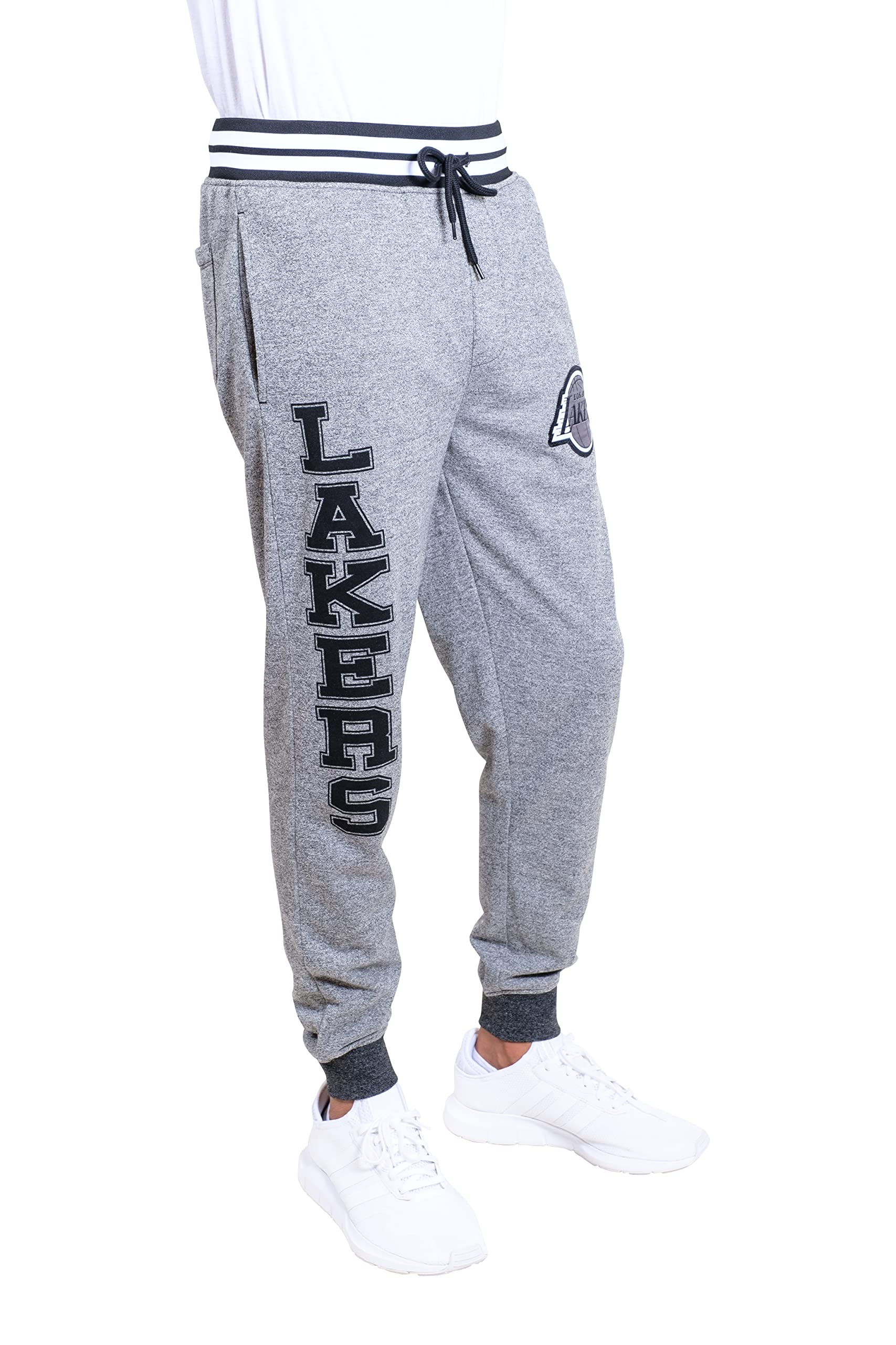Ultra Game Men's NBA Official Super Soft Game Day Jogger Sweatpants - Comfortable Basketball Lounge Pants for Casual Wear, Workout & Sports Fans