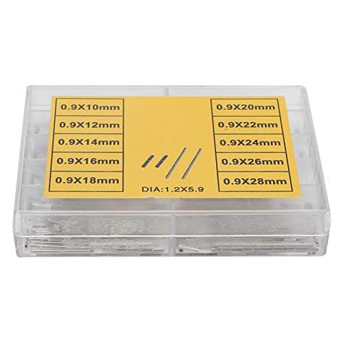 **Professional Watch Repair Kit - Watchband Tubes Pins, Strap Spring Bars & Link Pins with Separate Compartments | Essential Watch Repair Accessories for DIY & Professional Use**    *(Perfect for Watch Repair, Band Replacement, and Maintenance at Home or in Jewelry Shops)*