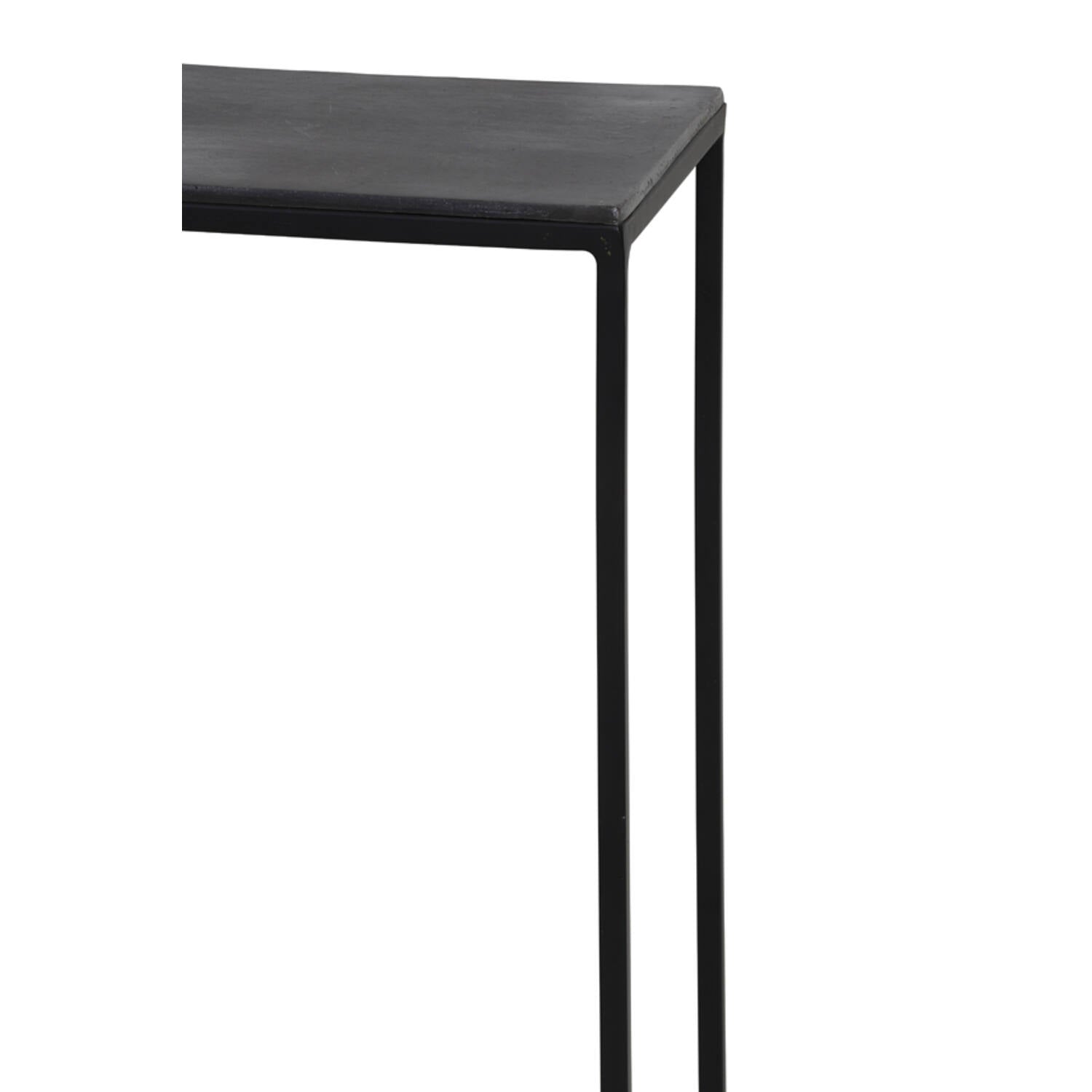 Boca Console Table - Black & Gold Finish - Elegant Entryway & Living Room Furniture for Home Decor