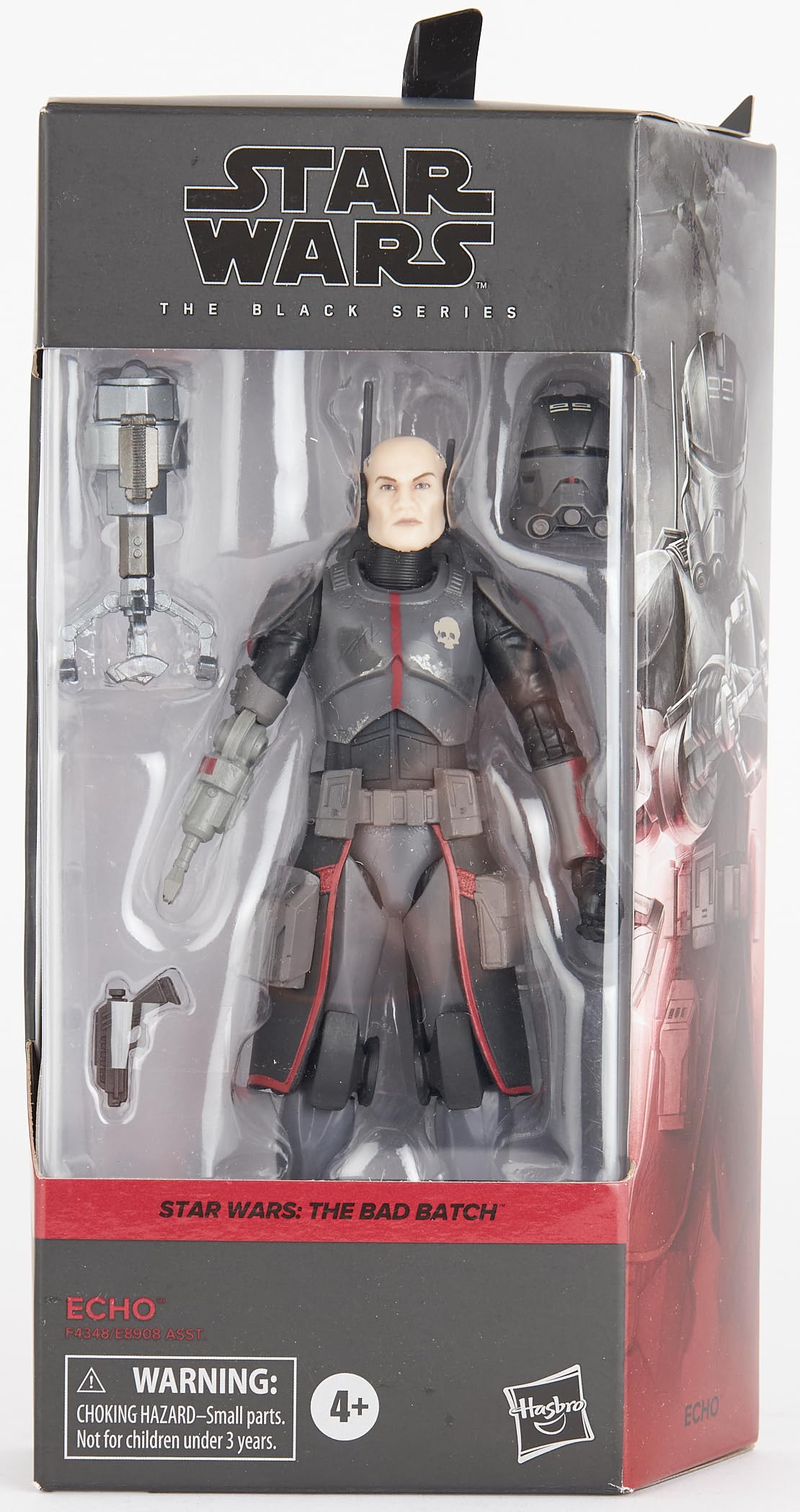 Star Wars The Black Series Echo 6-Inch Action Figure - The Bad Batch Collectible Toy with Accessories for Kids Ages 4+ | Gift for Fans, Display & Play Scenes