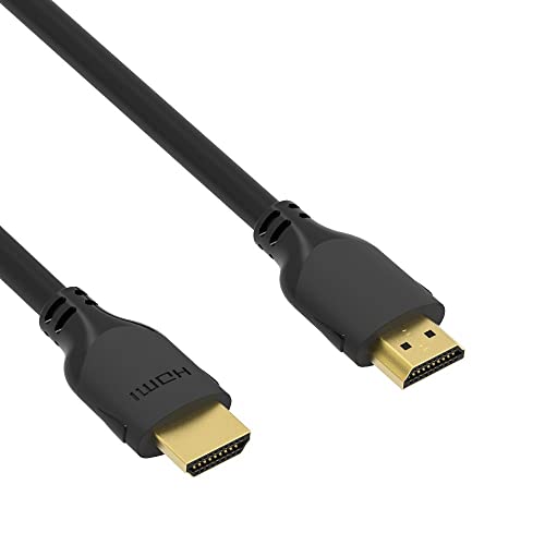 4K Ultra HD HDMI Cable 6 Feet 5 Pack - High Speed 18Gbps Gold Plated Connectors for TV, Monitor, Gaming, Home Theater - Male to Male HDMI 2.0 Cord (Perfect for PS5, Xbox, Roku, Apple TV, PC)