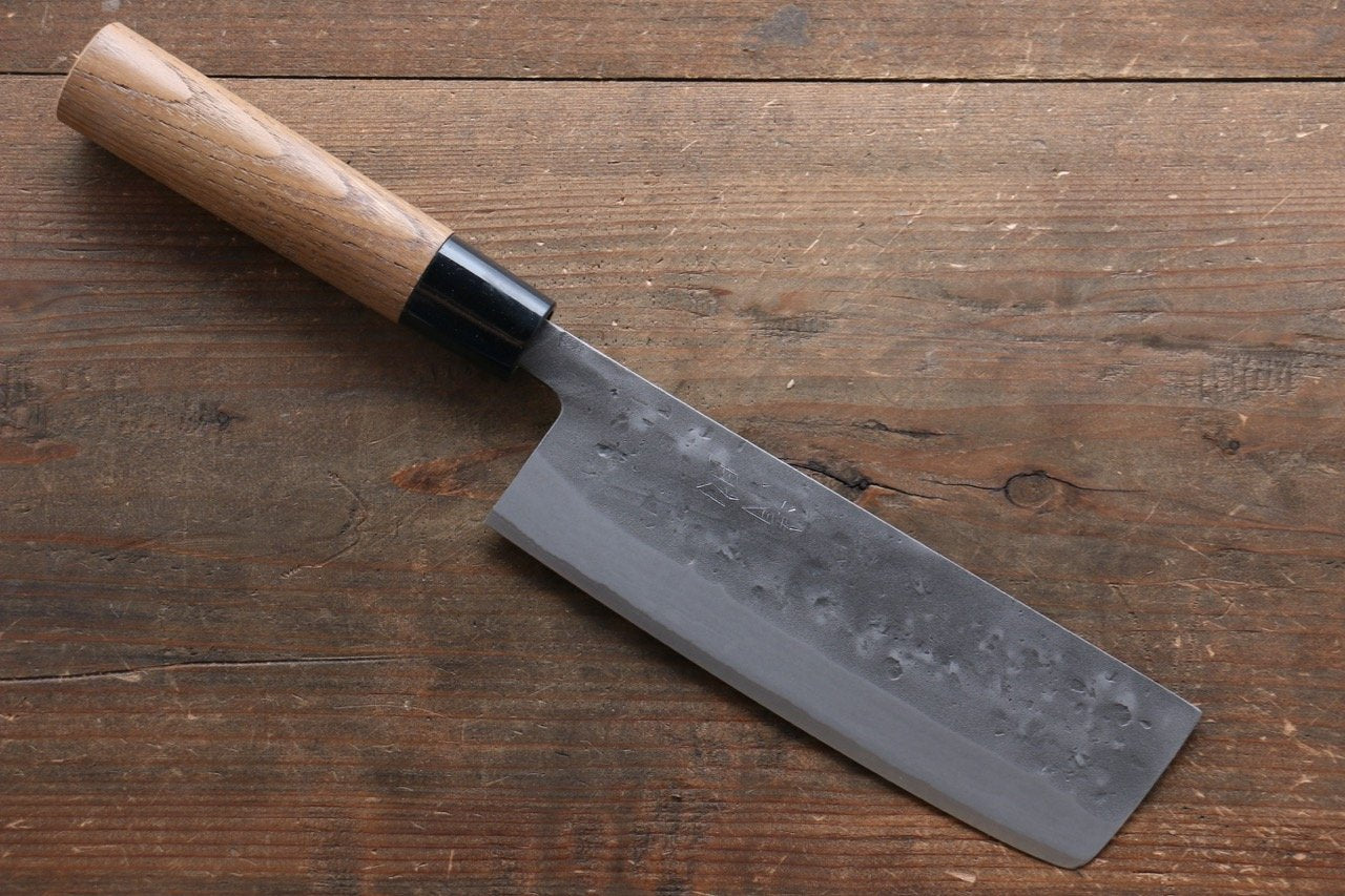 Premium Seisuke Blue Steel No.2 Nashiji Gyuto, Nakiri & Petty Knife Set - Japanese Damascus Chef Knives for Professional Cooking, Sushi & Meat Cutting - Perfect for Home Chefs & Culinary Enthusiasts