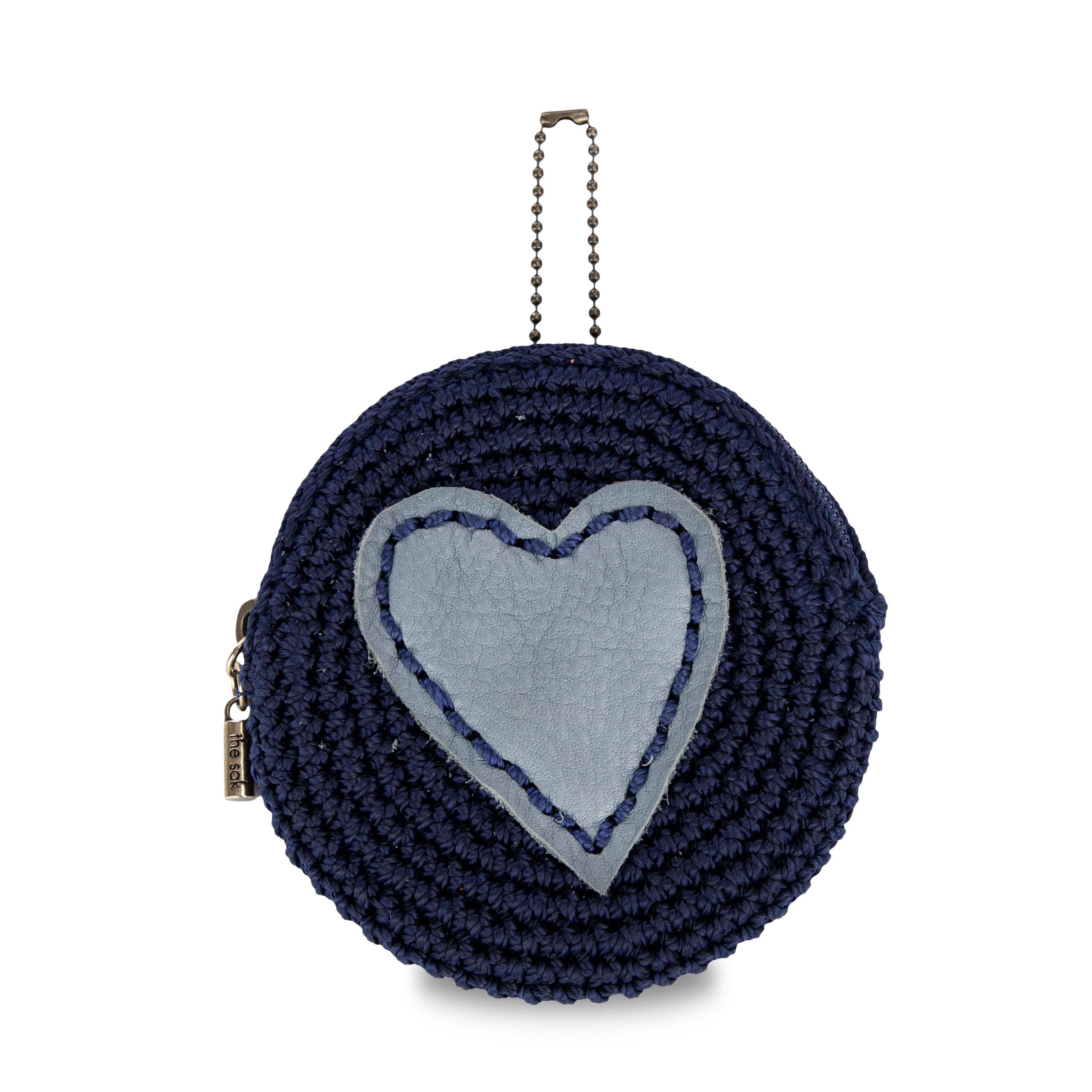 Hand Crochet - Denim Maritime Heart