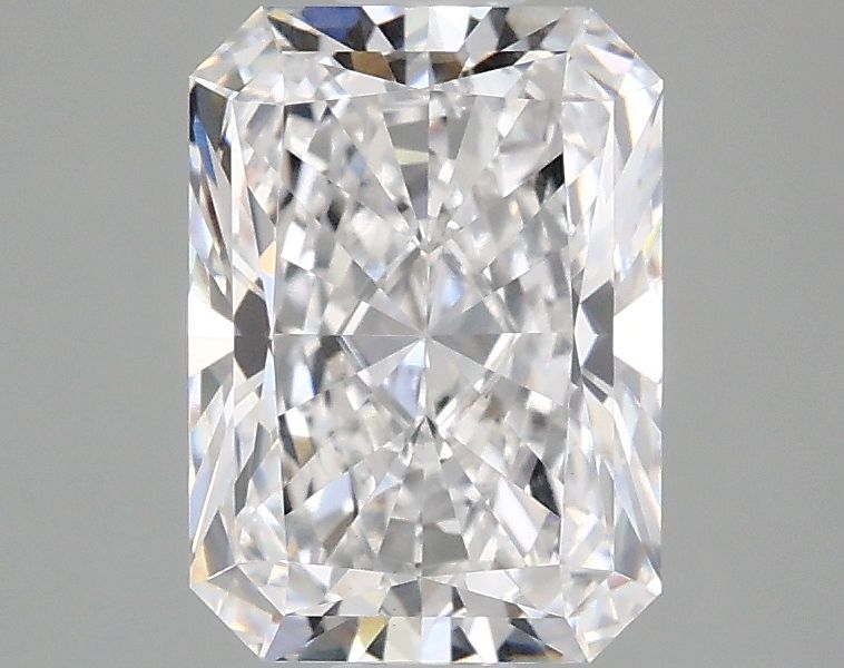 2.1 Carat D Color VVS2 Clarity Radiant Cut Lab-Grown Diamond for Engagement Rings & Fine Jewelry