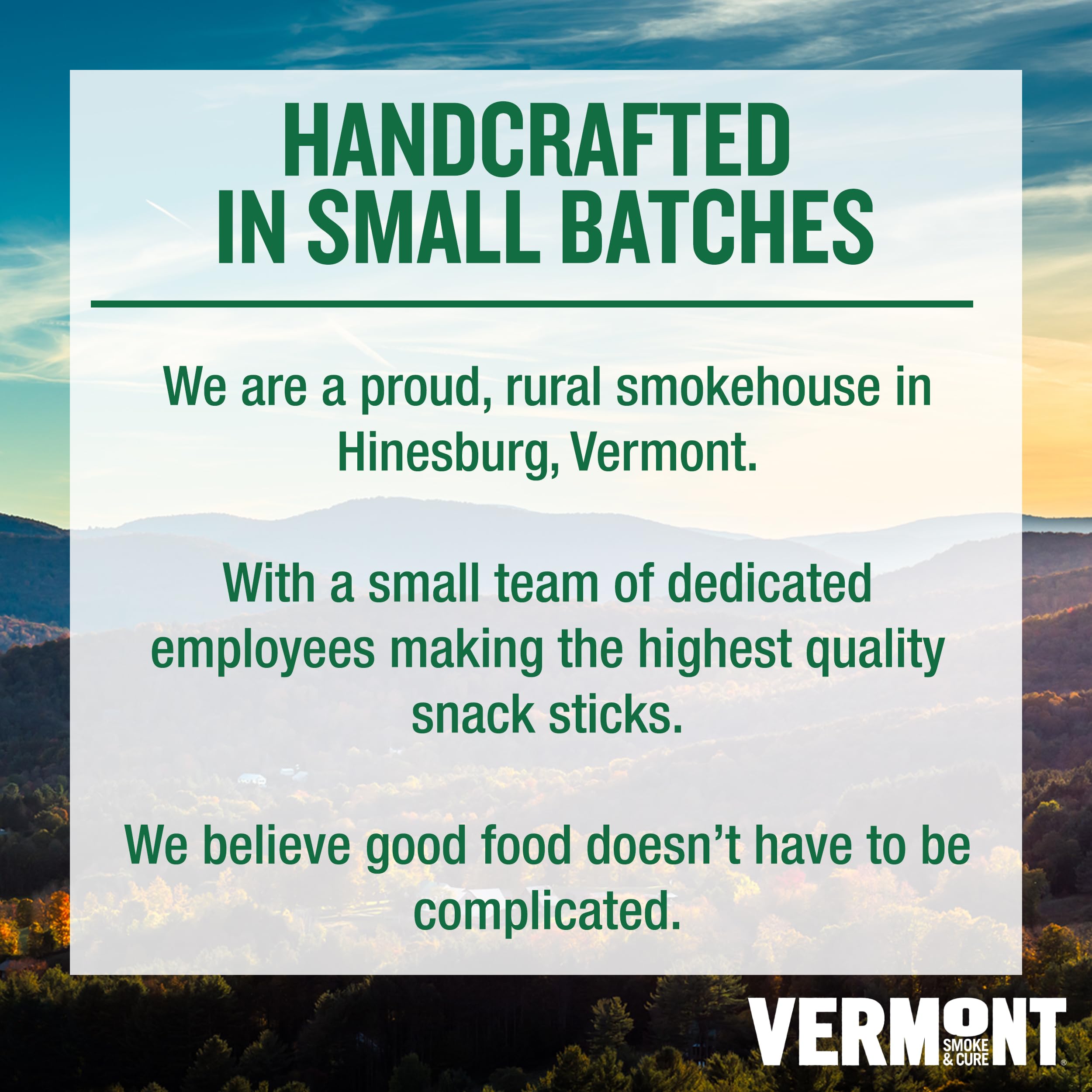 Vermont Smoke & Cure Hickory-Smoked Uncured Pork Bacon Sticks - High Protein Snacks, No Antibiotics or Hormones, 0.5 oz (96 Count) - Perfect for Hiking, Camping, Road Trips & Keto Diet
