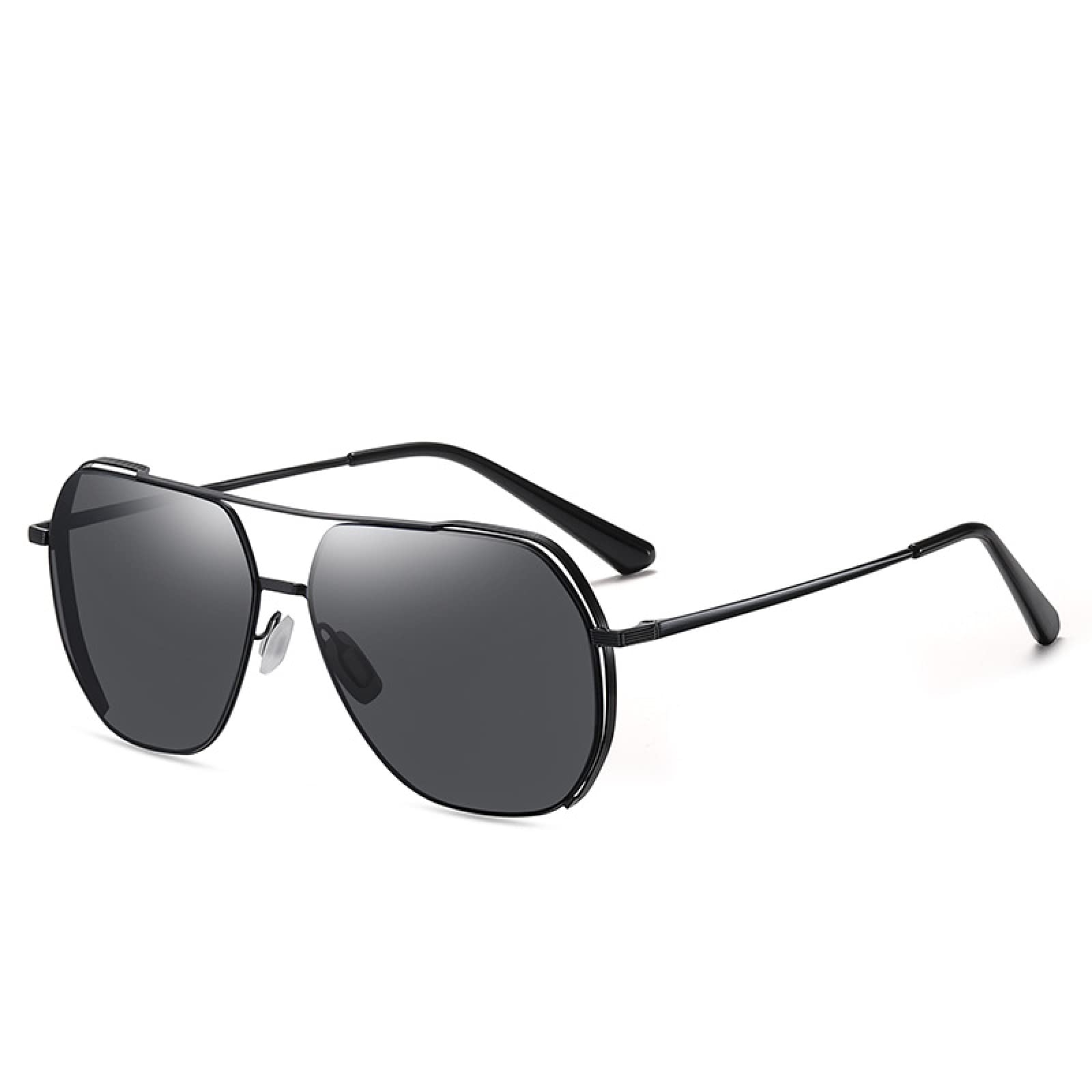 **Polarized Unisex Sunglasses for Men & Women - UV Protection Metal Frame Driving Sunglasses - Perfect Father's Day Gift for Outdoor, Beach & Sports**