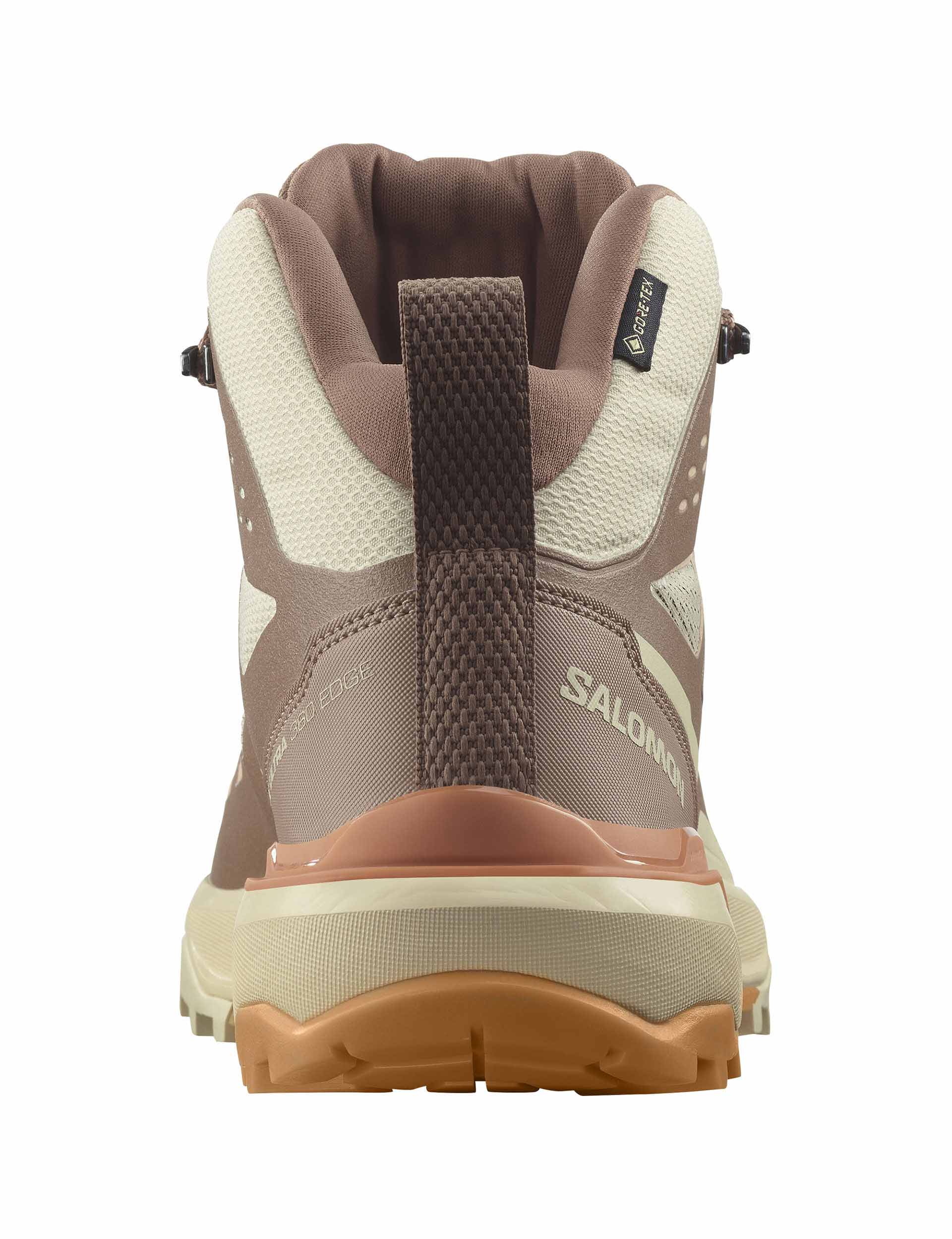 X Ultra 360 Edge Mid Gore-Tex Waterproof Hiking Boots for Men - Shortbread/Raw Umber/Prairie Sunset - Lightweight & Durable for Outdoor Adventures, Trail Running & Mountain Climbing