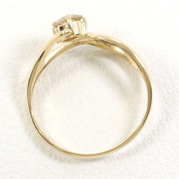 18K Yellow Gold Brown Diamond Ring for Women - Elegant Vintage Style Engagement & Wedding Band - Perfect for Anniversaries, Proposals & Special Occasions