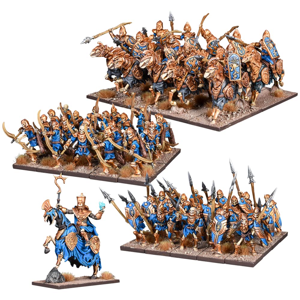 Mantic Games Kings of War: Empire of Dust Army Set - Fantasy Tabletop Miniature Wargaming for Strategy Battles and Competitive Play
