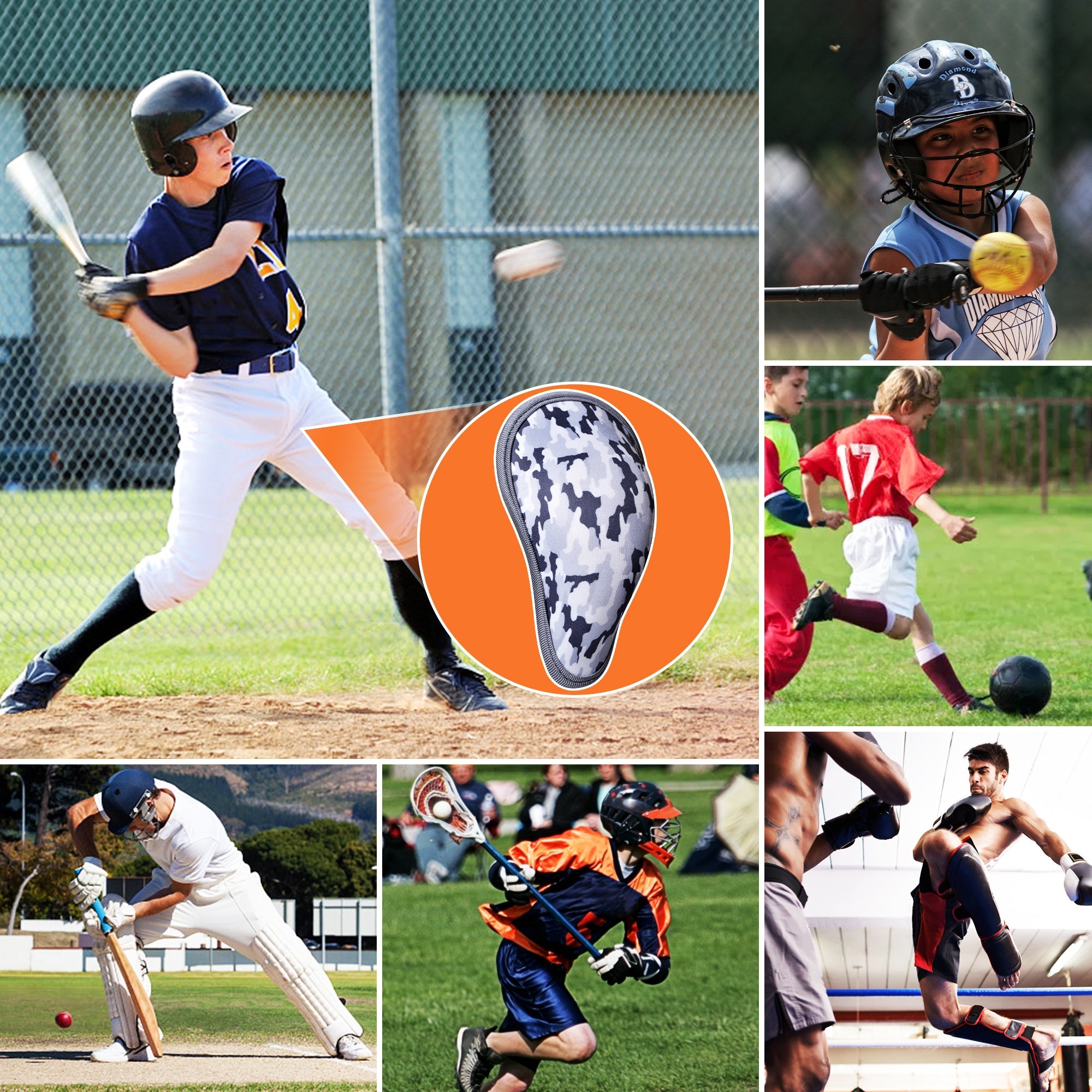 COOLOMG Athletic Cup Flex Protective Cup for Baseball, Football, Lacrosse, Hockey, MMA - Adult & Youth Sports Protective Gear for Comfort & Safety During Games & Training