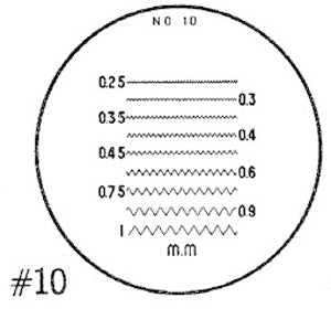 7X Comparator Reticles - Precision Measurement Tools for Microscopes & Optical Instruments | Ideal for Lab, Engineering & Quality Control
