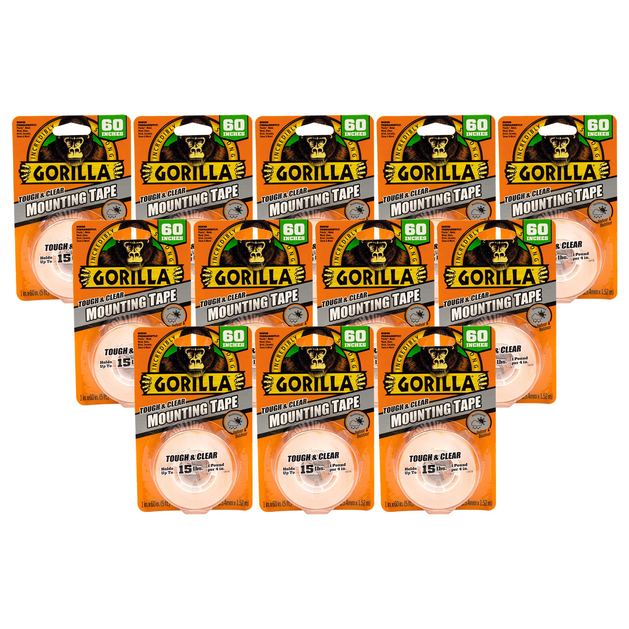 Gorilla Tough & Clear Double Sided Mounting Tape - 1
