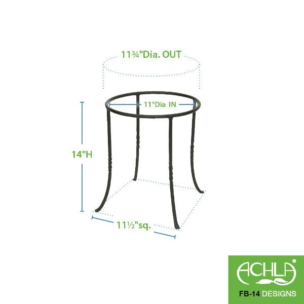 Achla Designs 14-Inch Ring Stand - Elegant Jewelry Holder for Necklaces, Bracelets & Rings - Perfect for Vanity, Dresser & Bathroom Organization