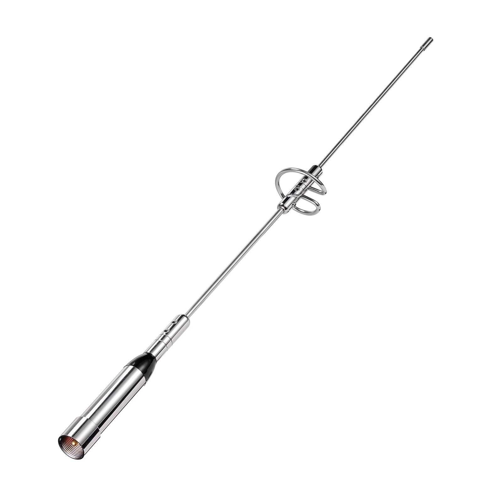 Bingfu High Gain Dual Band VHF UHF Antenna (136-174MHz & 400-470MHz) - Rust-Proof Mobile Ham Radio Antenna with Lip Mount Bracket & 16.4ft Cable - Perfect for Car, Truck, Marine & Amateur Two-Way Radios - Ideal for Emergency Communication & Outdoor Adventures