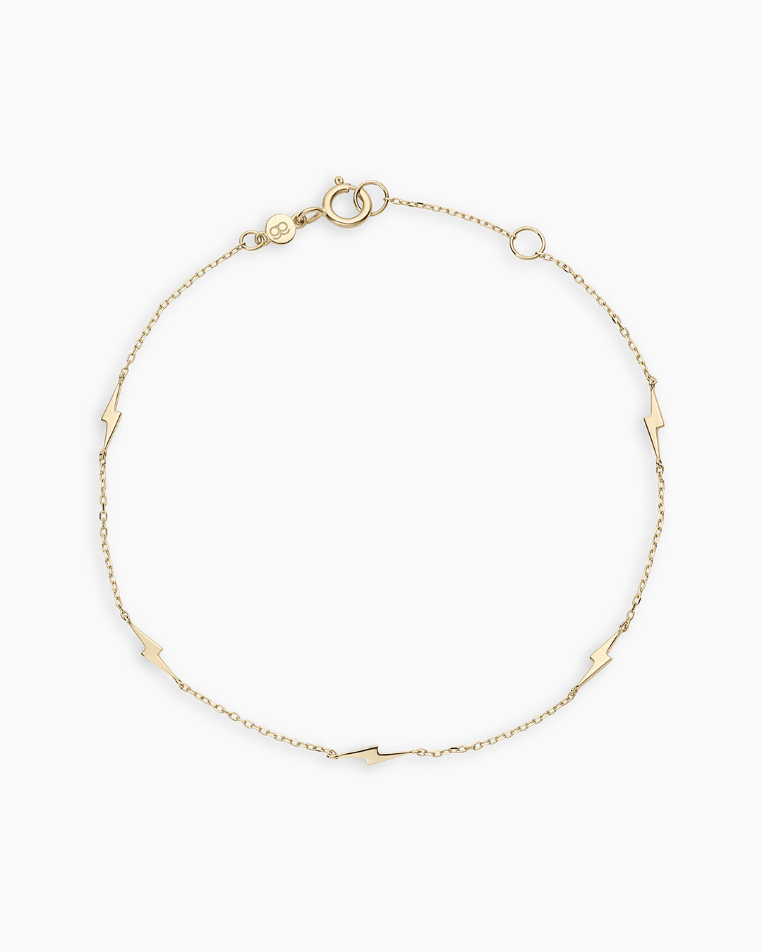 14K Gold Bolt Bracelet for Women - Dainty Minimalist Cuff Bangle - Perfect for Everyday Wear, Gifts & Special Occasions