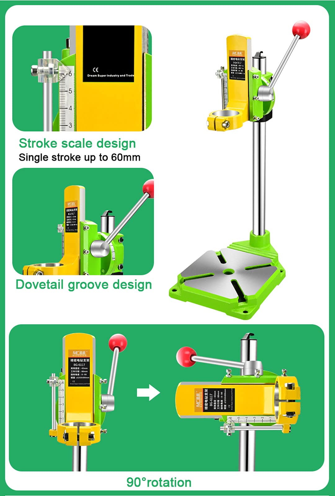 **Heavy Duty Drill Press Stand with Vice & Workbench – Adjustable Height & Rotating Jaw for Precision Drilling & Cutting | Ideal for Woodworking, Metalworking & DIY Projects**