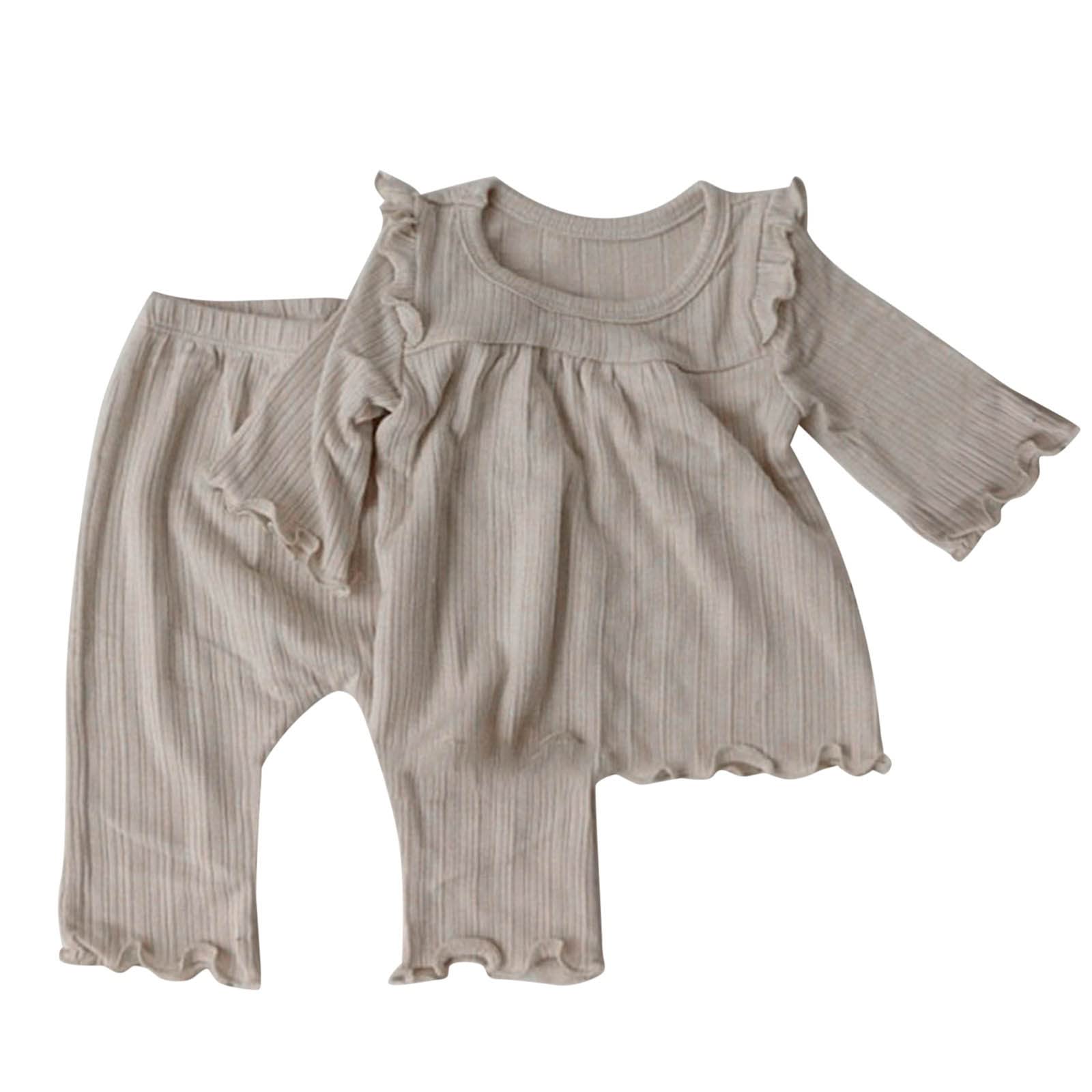 Baby Boy Fall Winter Outfits - Letter Print Long Sleeve Romper & Pants Set | Warm Infant Clothes for Holiday Photos & Outdoor Play