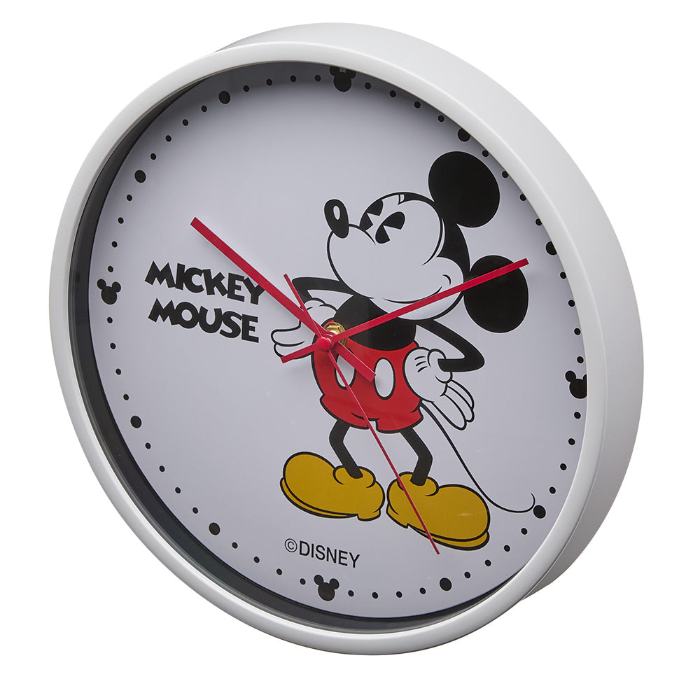 Disney Mickey Mouse Wall Clock - Battery Operated Silent Non-Ticking Decor for Kids Room, Kitchen, Office - TA13909