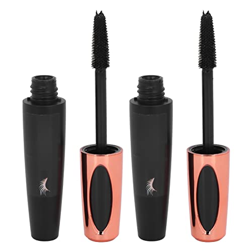 2 PCS Volumizing & Waterproof Mascara for Women - Lengthening, Curling, Smudge-Proof Makeup for Everyday Wear & Special Occasions
