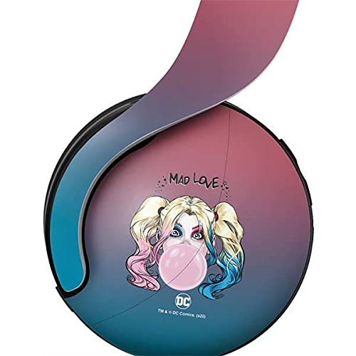 Officially Licensed DC Comics Harley Quinn Mad Love Gaming Skin Decal for PS5 Pulse 3D Wireless Headset - Custom Protective Cover for Gamers & Collectors