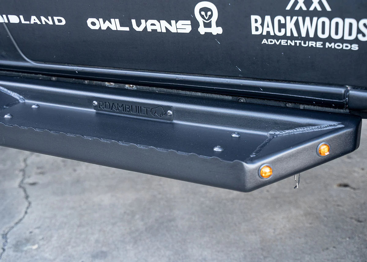 ROAMBUILT Flat Side Step for 2007-2023 Mercedes Sprinter Van - Driver Side - Easy Installation & Durable Aluminum - Perfect for Camping, Delivery & Work Vans