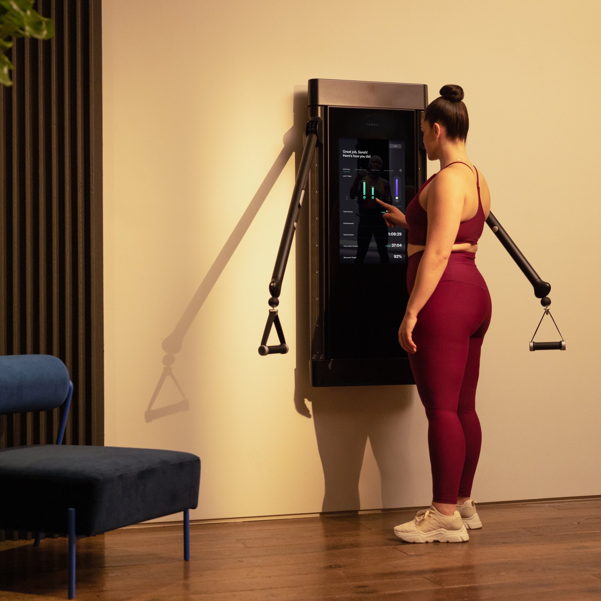 Tonal 2 Home Gym System with Smart Accessory Bundle - Full Body Workout Equipment for Strength Training & Fitness at Home