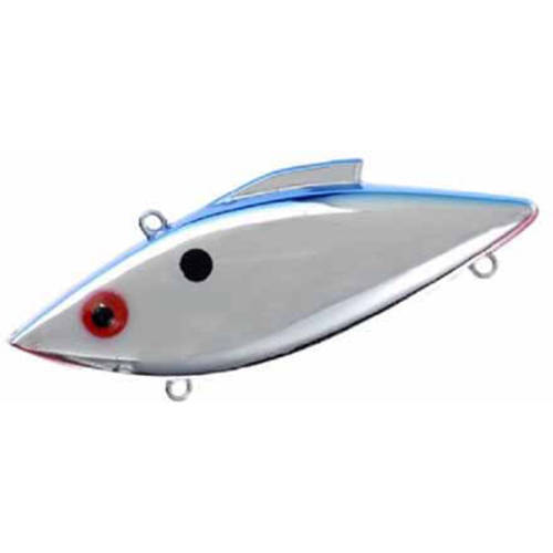 Bill Lewis Rat-L-Trap Original Fishing Lure - RT 25B Chrome Blue Back - Topwater Bass Fishing Bait for Freshwater & Saltwater - Perfect for Casting, Trolling & Jigging