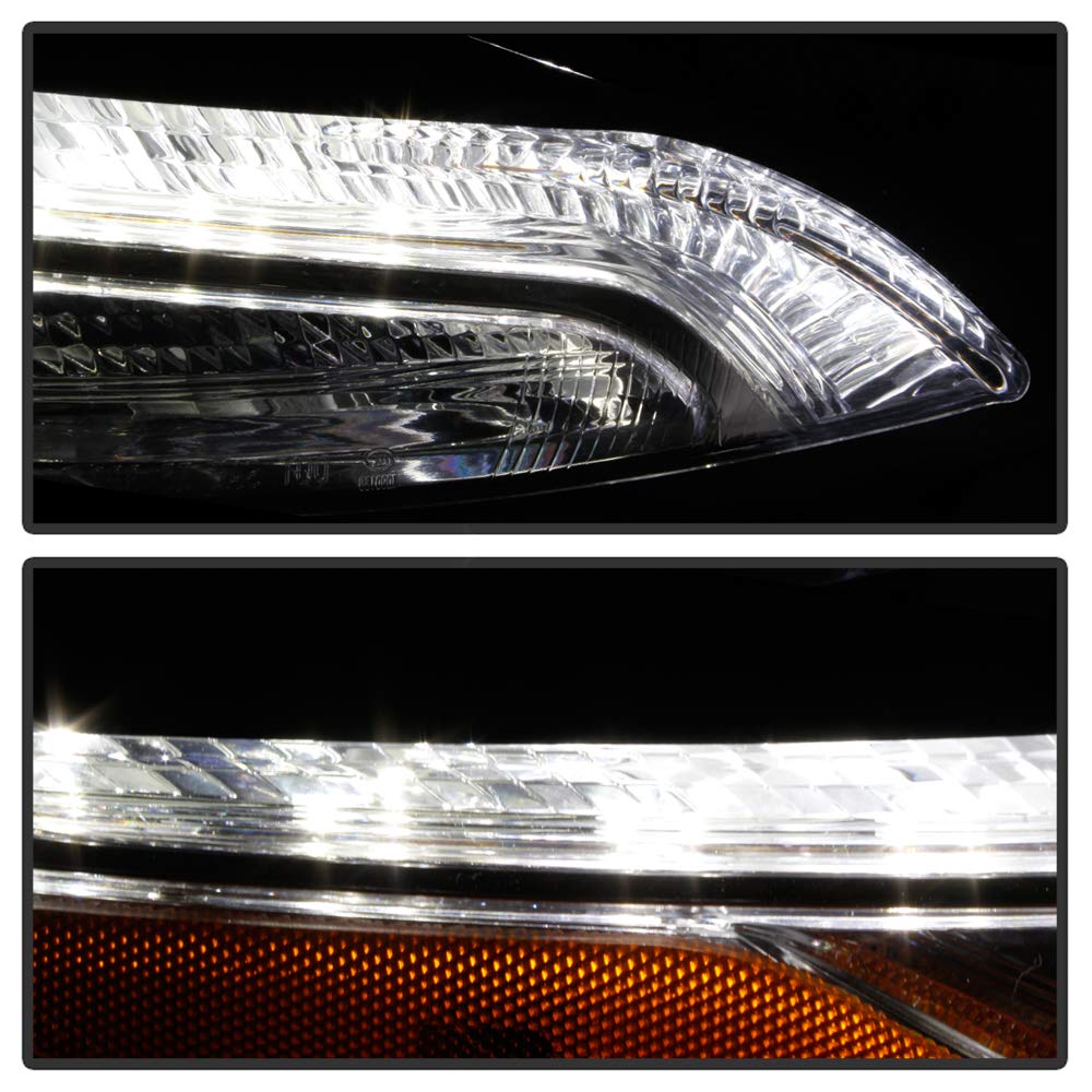 ACANII LED DRL Running Lights for 2014-2018 Jeep Cherokee - OE Style Parking Signal Lamps Assembly (Passenger Side) | Enhanced Visibility & Safety for Night Driving & Off-Road Adventures