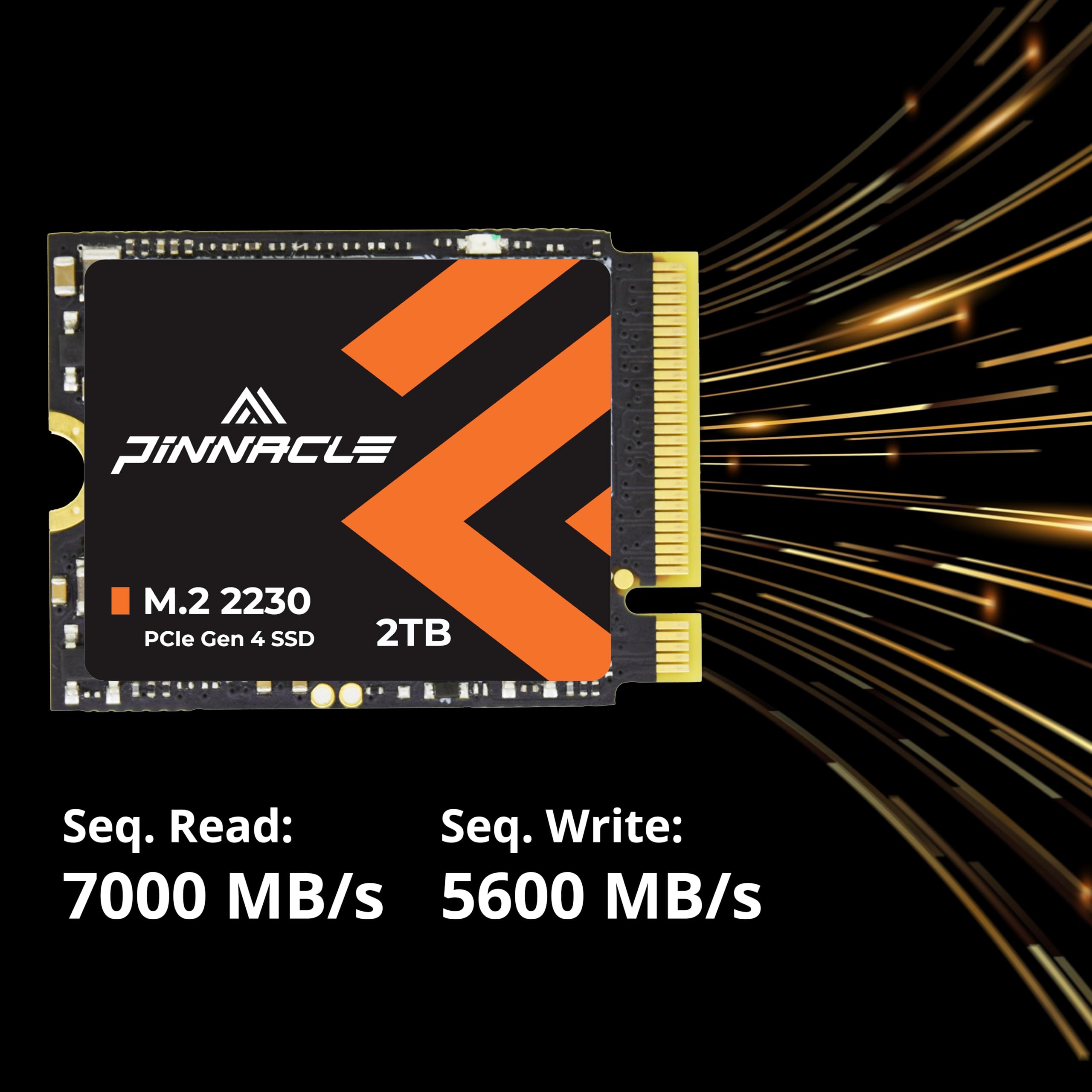 Timetec 2TB M.2 2230 NVMe PCIe Gen4 SSD - 7000MB/s Read Speed - Compatible with Steam Deck, ASUS ROG Ally, Microsoft Surface Pro 9/8/7+/X & Laptop 3/4/Go/Book 3 - High Performance Storage for Gaming, Work & Mini PCs