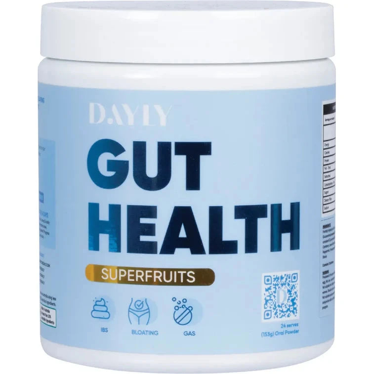 Daily Gut Health Superfruits Supplement - Organic Digestive Support with Probiotics & Prebiotics - Promotes Gut Flora Balance & Immune Boost - Perfect for Smoothies, Yogurt & Healthy Lifestyle