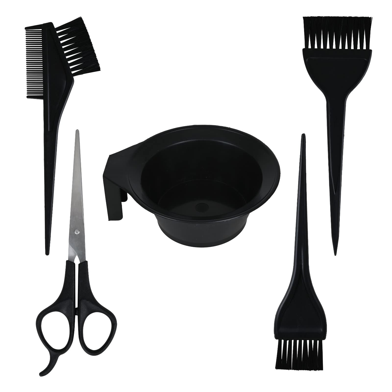 VEDETIC® Professional Hair Dye Brush & Coloring Kit with Bowl and Scissors - Salon Quality Hair Coloring Tools for Home, Spa & Professional Use - Perfect for DIY Hair Coloring, Highlights & Root Touch Ups