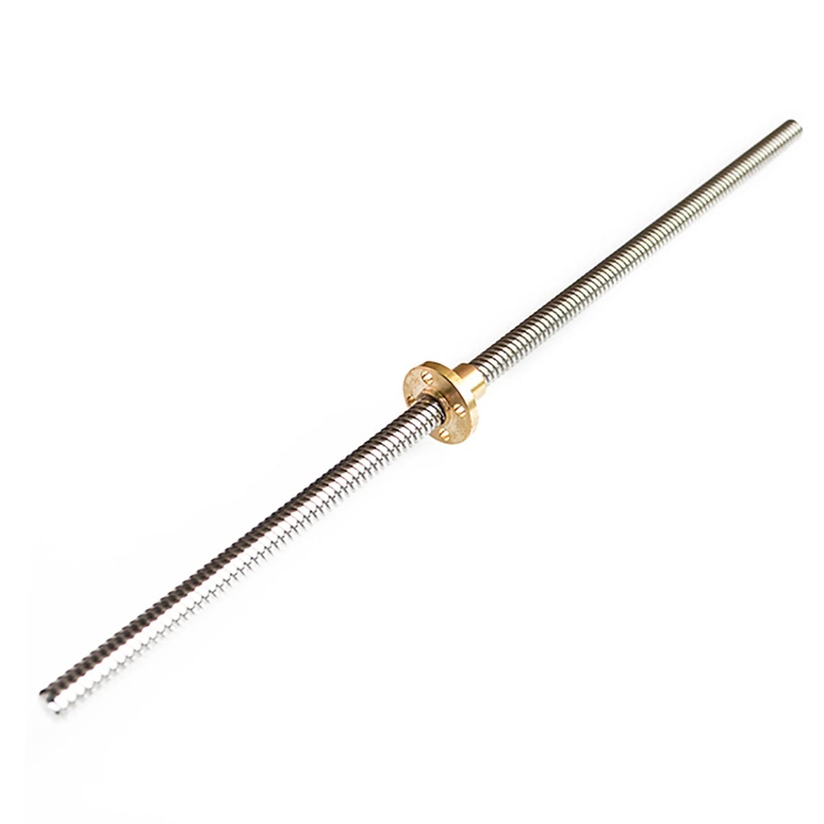 WXZX T12 Lead Screw - 3D Printer Trapezoidal Rod with Nut, 2mm Pitch Stainless Steel Threaded Rod (200mm/300mm/600mm/800mm) - Perfect for CNC Machines, 3D Printers & DIY Robotics Projects