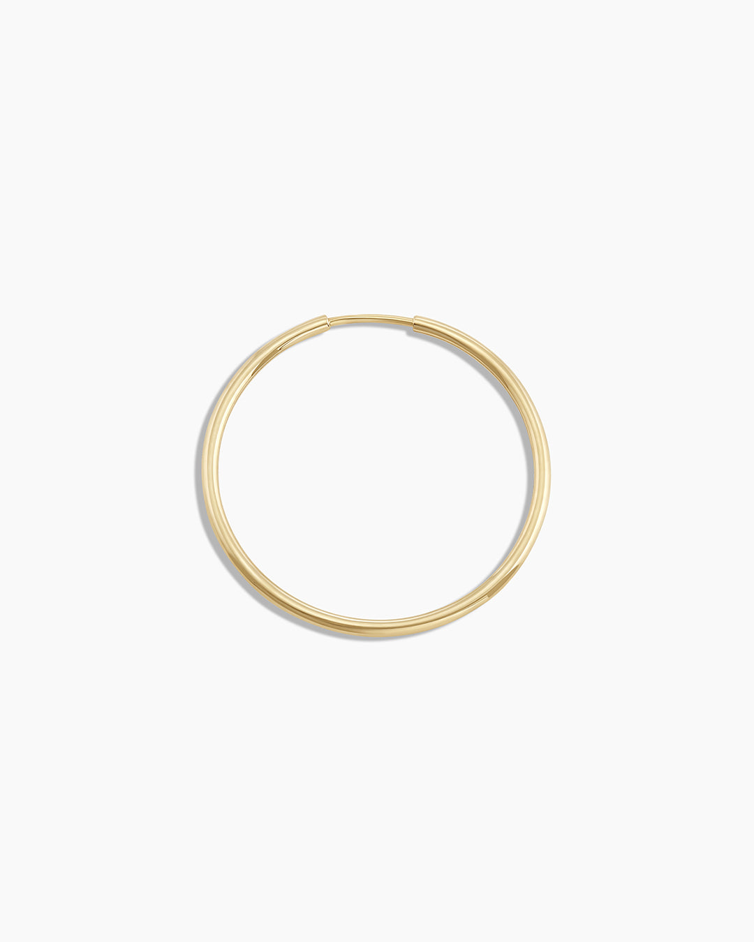 14K Gold Classic Single Hoop Earrings for Women - Dainty Everyday Hoops, Minimalist Jewelry Gift for Her - Perfect for Work, Date Night & Special Occasions