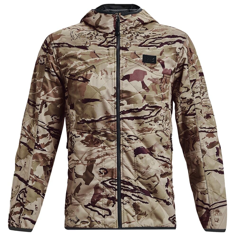 Under Armour Men's Brow Tine ColdGear Infrared Jacket - Thermal Insulated Winter Running Coat for Outdoor Sports & Hiking