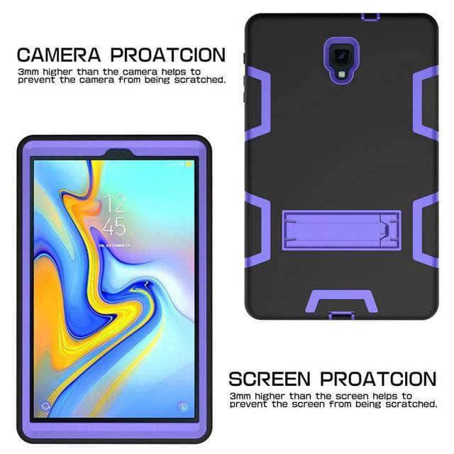 Samsung Galaxy Tab A 10.5 (2018) 32GB/64GB Tablet - T590/T595/T597 Model - Rugged Shockproof Case with Adjustable Stand - Perfect for Outdoor Work, Travel & Kids Use