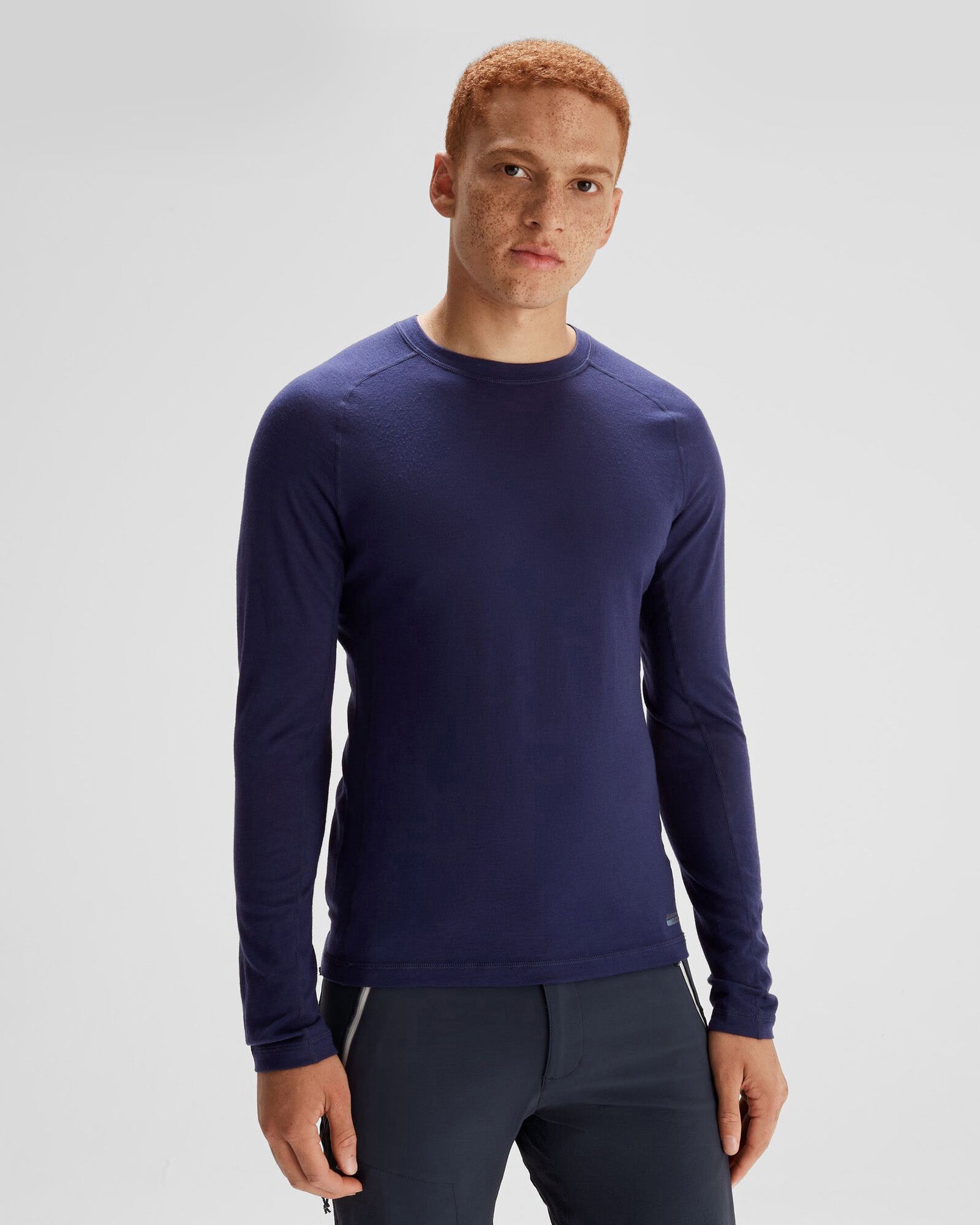 Men's K Merino 125 Baselayer Top - Dark Horizon | Lightweight Merino Wool Thermal Shirt for Hiking, Skiing & Outdoor Activities
