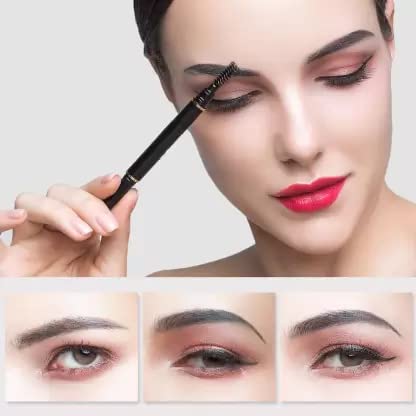 2 in 1 Hairline Stamp & Eyebrow Pencil Makeup Kit - Natural Hair Growth & Brow Filling for Daily Beauty Routine - Perfect for Busy Mornings, Travel & Touch-ups