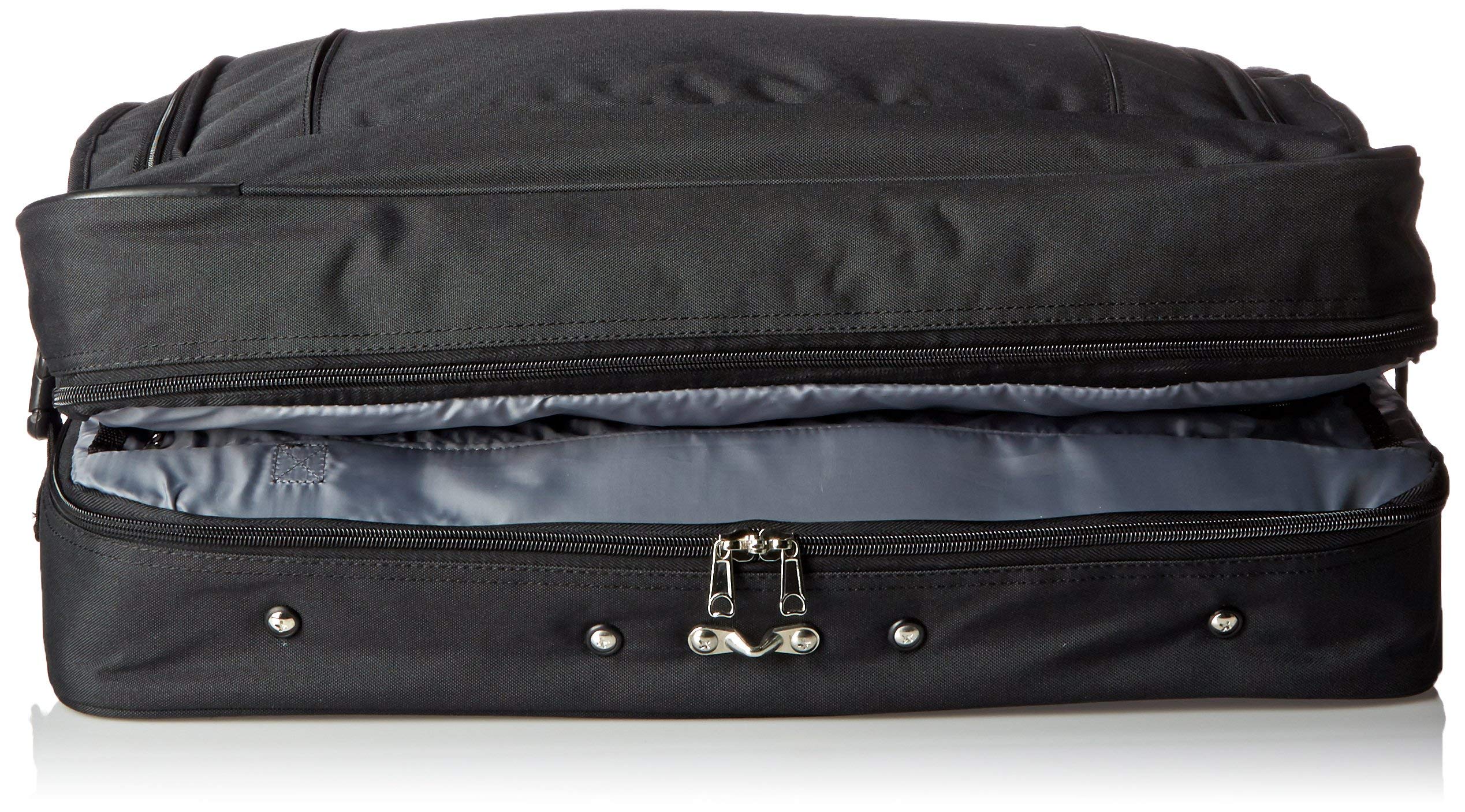 DELSEY Paris Deluxe 45 Inch Hanging Travel Garment Bag for Suits & Dresses - Black - Perfect for Business Trips, Weddings & Formal Events