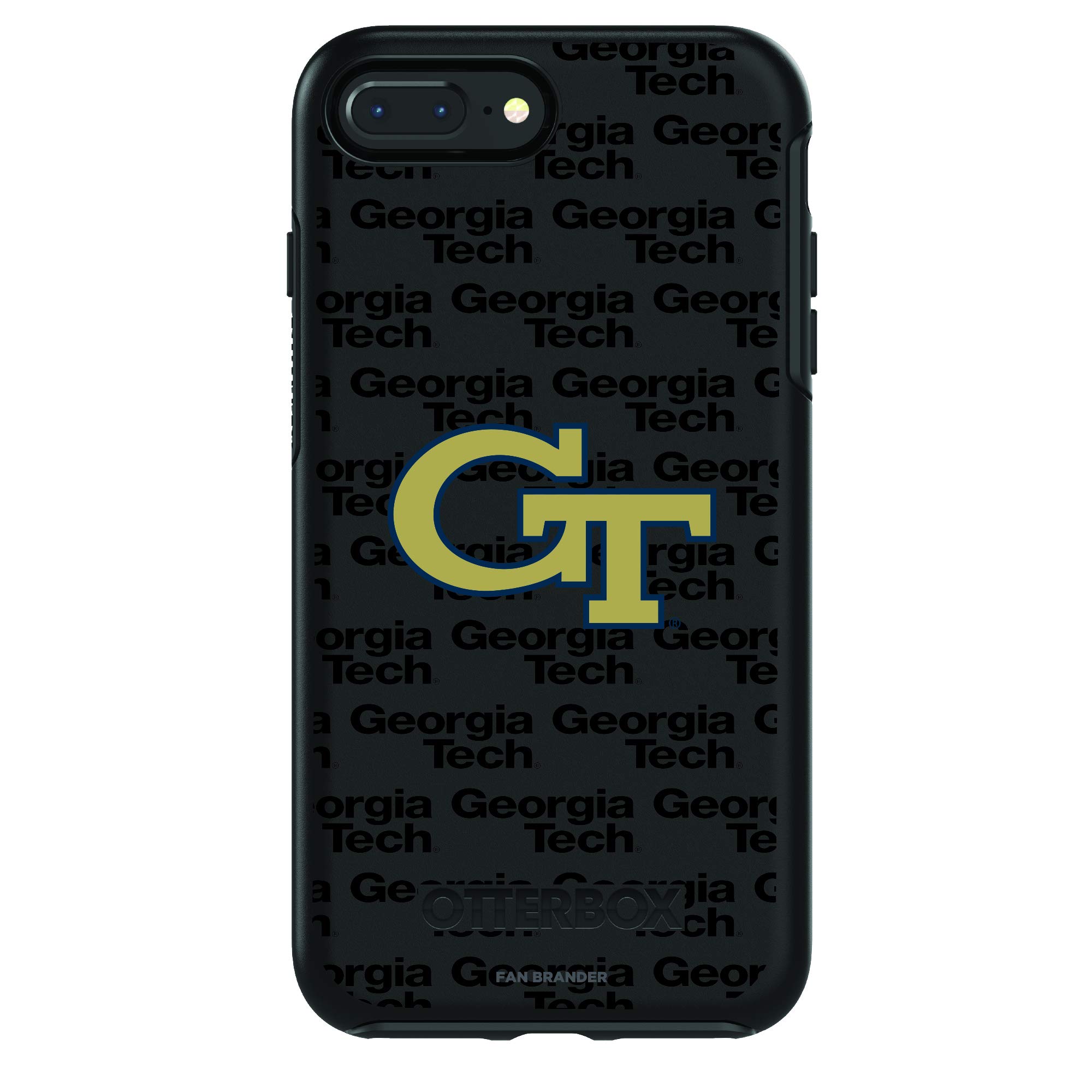 NCAA OtterBox Symmetry iPhone Case - Repeating Wordmark Design for Apple iPhone | Perfect for Sports Fans