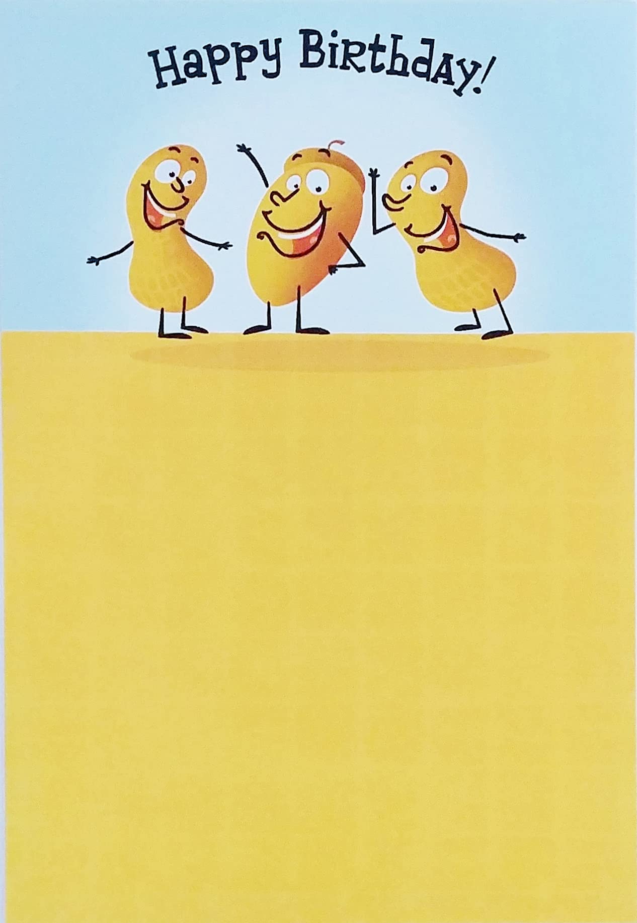 Happy Birthday Greeting Card with Nut Theme - Funny Birthday Card from All of Us - Perfect for Friends, Family & Coworkers