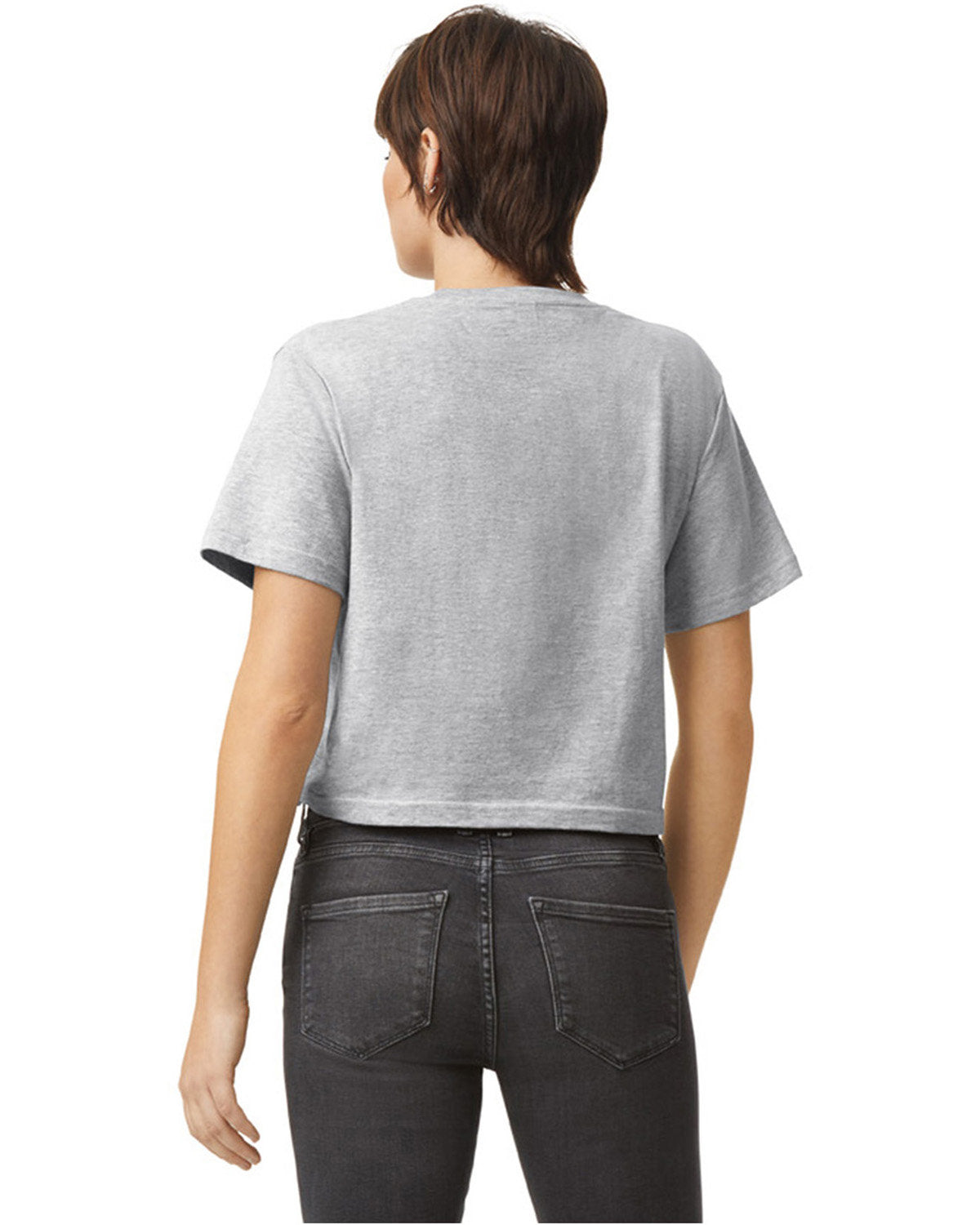 American Apparel 102AM Women's Premium Cotton Boxy T-Shirt - Soft Relaxed Fit Casual Tee for Everyday Wear, Lounge & Street Style