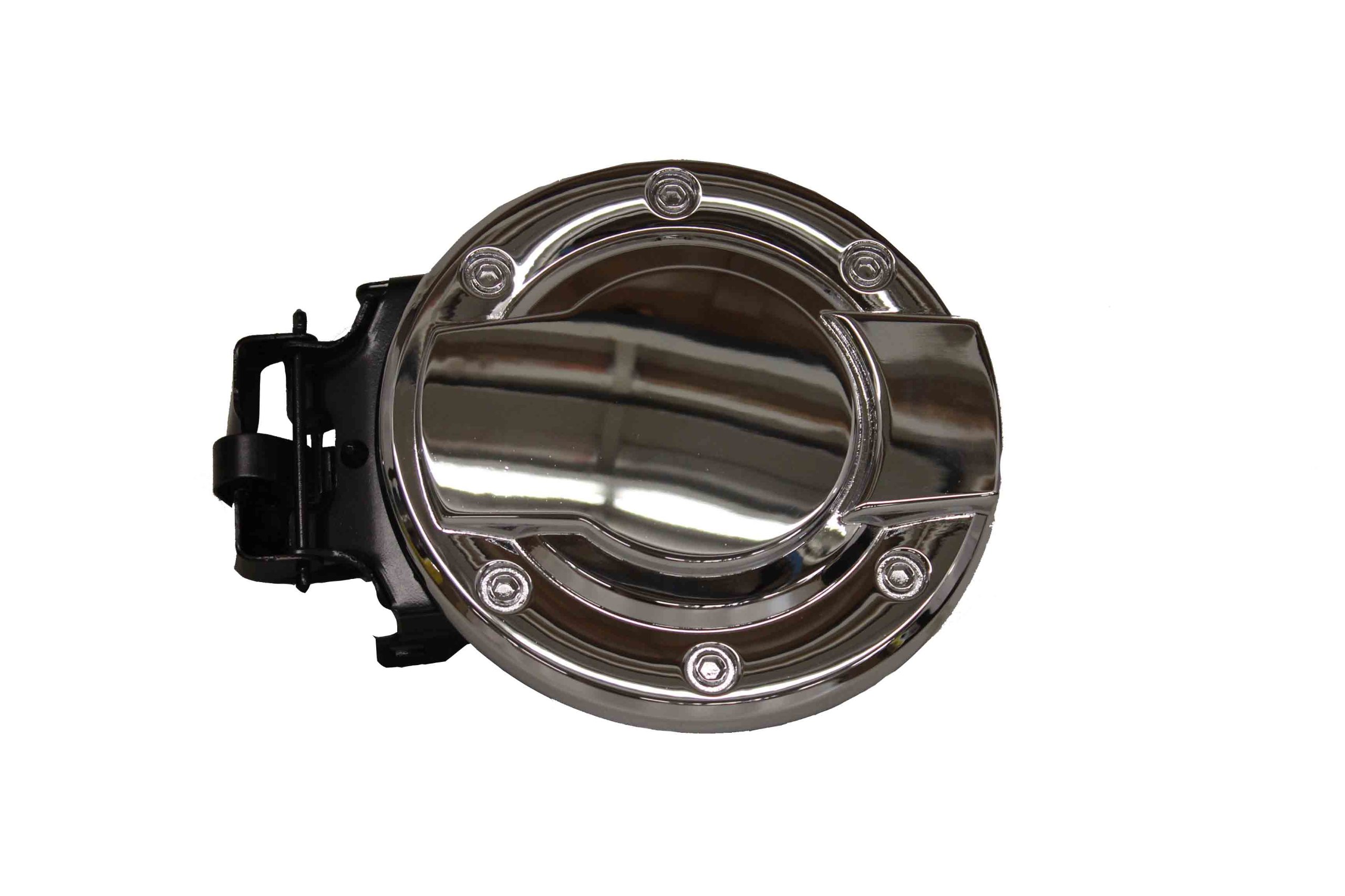 Genuine Dodge RAM 82211393 Chrome Aluminum Fuel Filler Door Replacement - Upgrade Your Truck's Style & Protection (Fits RAM 1500/2500/3500 Models) - Perfect for Off-Roading, Car Shows & Daily Driving