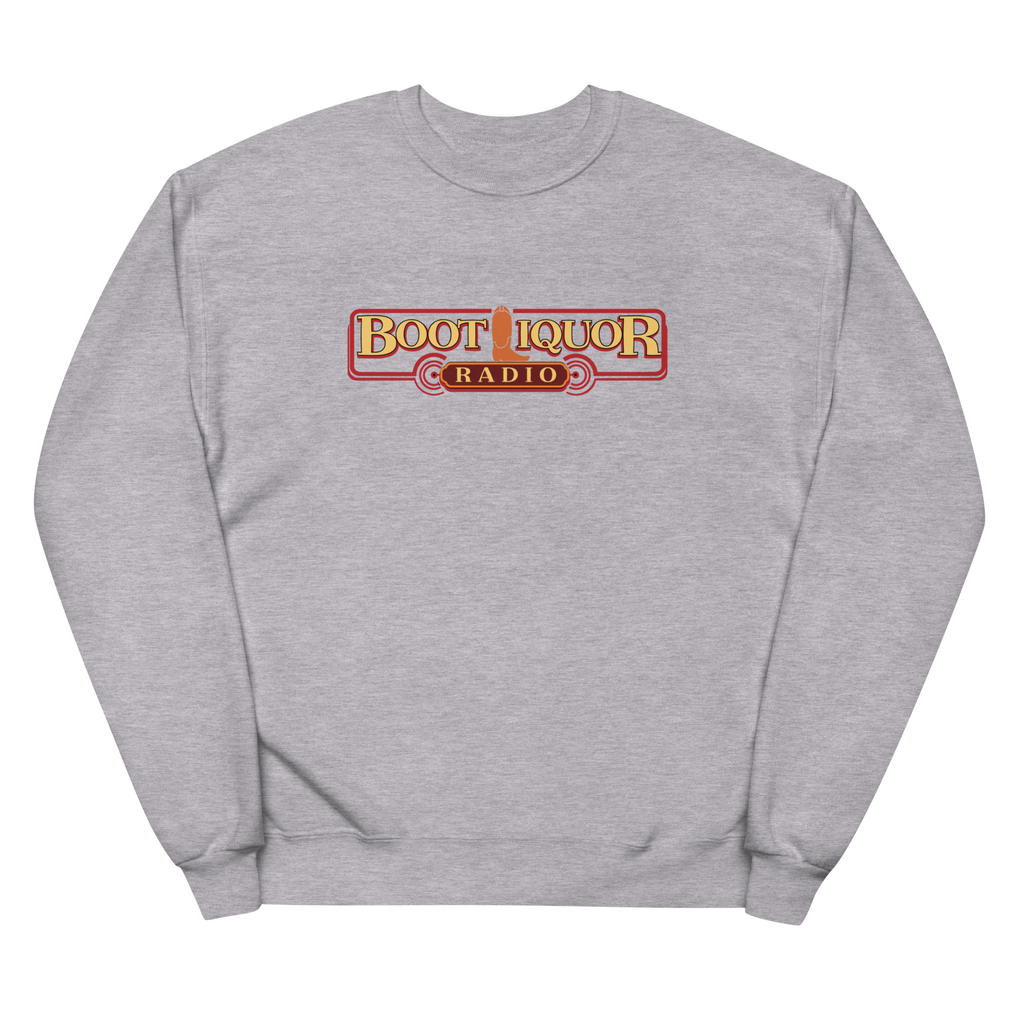 Boot Liquor Grey Fleece Sweatshirt for Men & Women - Cozy Winter Pullover for Casual Wear & Outdoor Activities