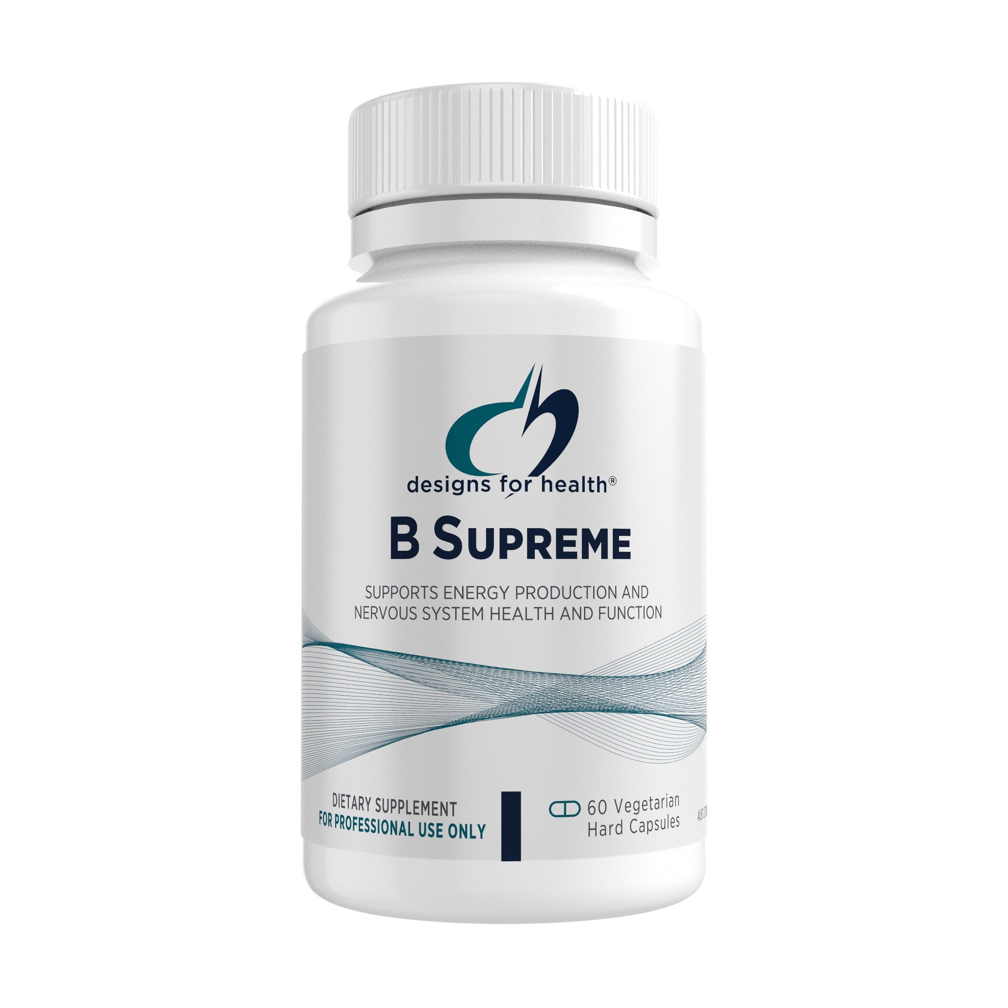 Designs For Health B Supreme - Premium Vitamin B Complex Supplement for Energy & Metabolism Support - Ideal for Active Lifestyles & Immune System Boost
