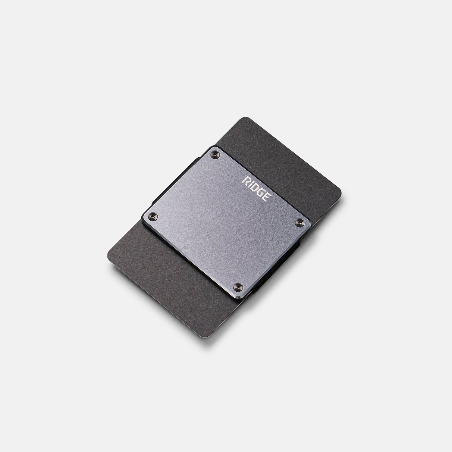 The Ridge Lite Slim Minimalist Wallet - Gunmetal Finish | RFID Blocking & Ultra-Thin Design | Perfect for Everyday Carry, Travel & Minimalist Lifestyle