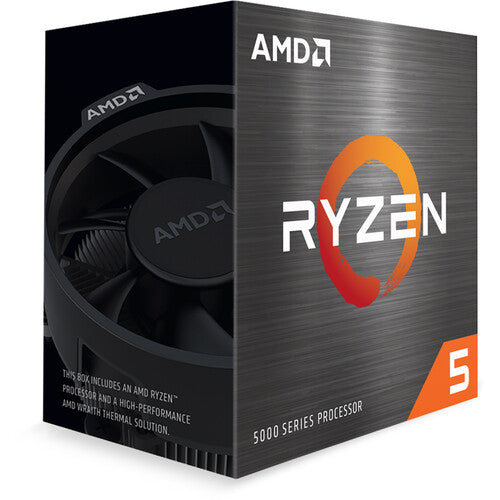 AMD Ryzen 5 5500 6-Core 12-Thread Desktop Processor 3.6GHz Base Clock - Perfect for Gaming, Streaming & Productivity Work