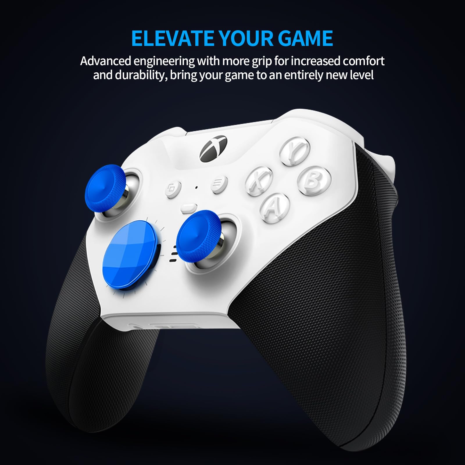 13-in-1 Magnetic Thumbstick Replacement Kit for Xbox Elite Series 2 & Core Controller - Includes Analog Sticks, 4 Paddles, 2 D-Pads & Repair Tool | Gaming Accessories for Professional Players & DIY Controller Mods