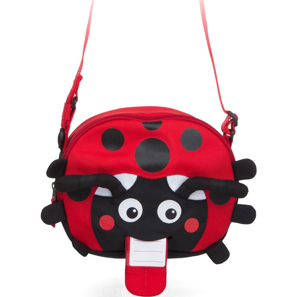 Affenzahn Mini Friend Sling Bag - Cute Ladybug Print Crossbody Purse for Kids & Toddlers | Perfect for School, Travel & Everyday Adventures